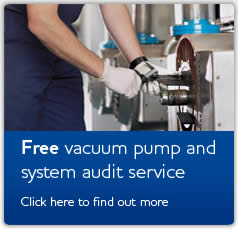 Free vacuum pump and system audit service